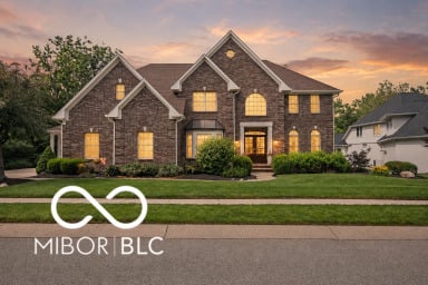 Front exterior at 13672 Creekridge Lane, Fishers, IN