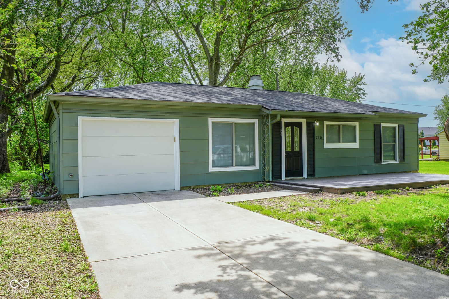 Front exterior at 710 Brooks Drive, Fortville, IN
