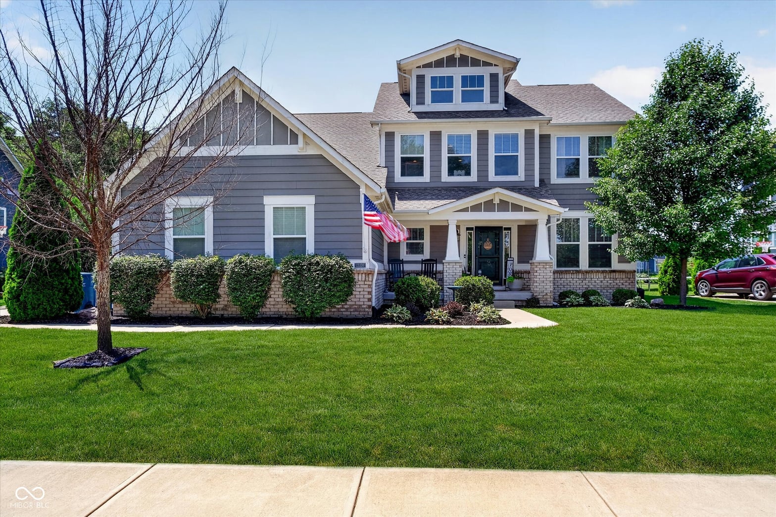 Front exterior at 13336 Dennison Drive E, Fishers, IN