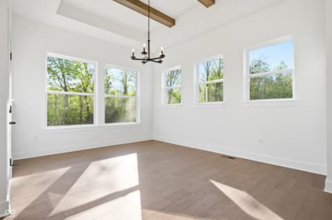 Dining room at 19637 Wood Farm Place, Westfield, IN