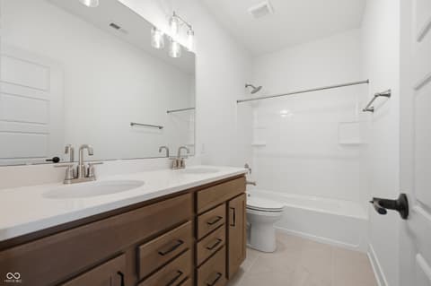 Bathroom at 19637 Wood Farm Place, Westfield, IN