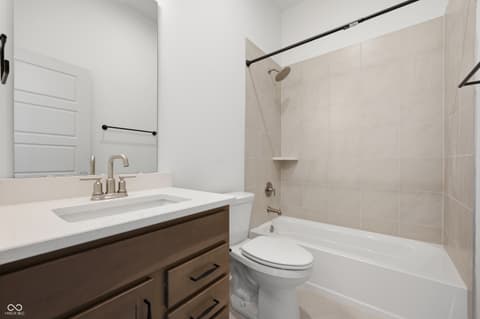 Bathroom at 19637 Wood Farm Place, Westfield, IN
