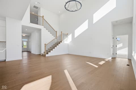 Family room at 19637 Wood Farm Place, Westfield, IN