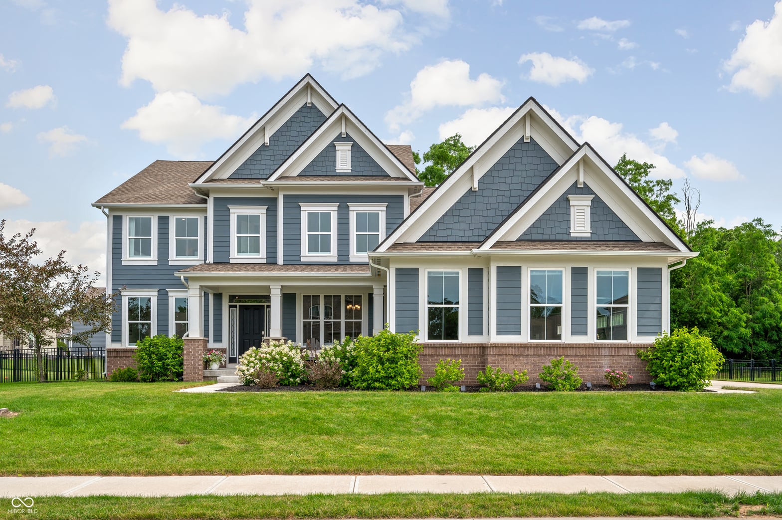 Front exterior at 6790 Pulaski Court, Carmel, IN