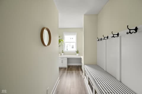 Laundry room at 6790 Pulaski Court, Carmel, IN