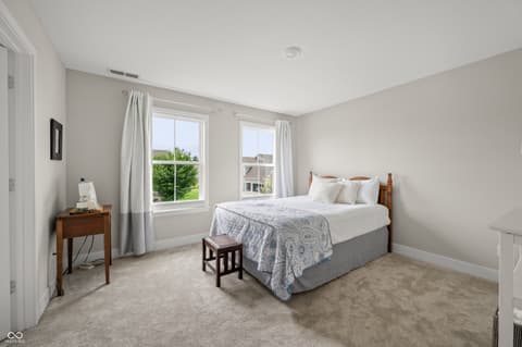 Bedroom at 6790 Pulaski Court, Carmel, IN