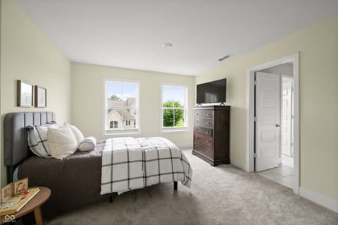Bedroom at 6790 Pulaski Court, Carmel, IN