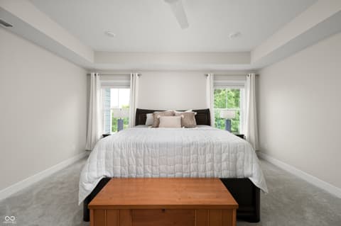 Bedroom at 6790 Pulaski Court, Carmel, IN