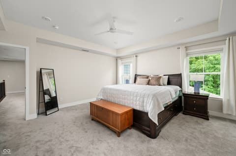 Bedroom at 6790 Pulaski Court, Carmel, IN
