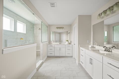 Bathroom at 6790 Pulaski Court, Carmel, IN