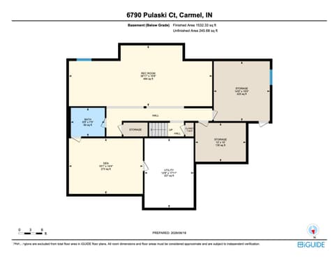 Floor Plan — 6790 Pulaski Court, Carmel, IN