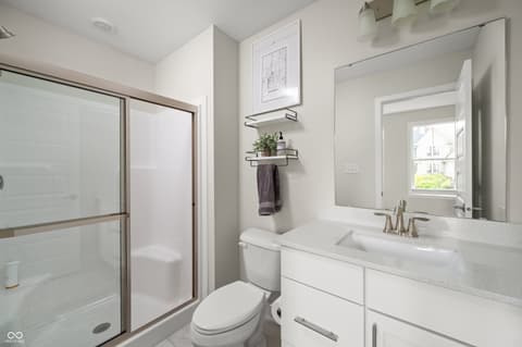 Bathroom at 6790 Pulaski Court, Carmel, IN