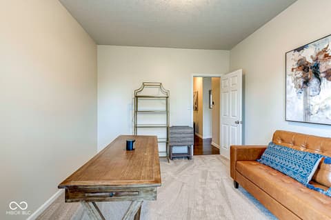 Home office at 1322 Timber Bluff Road, Westfield, IN