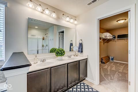 Bathroom at 1322 Timber Bluff Road, Westfield, IN