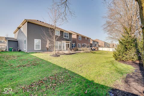 Backyard at 1322 Timber Bluff Road, Westfield, IN