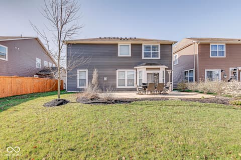 Backyard at 1322 Timber Bluff Road, Westfield, IN