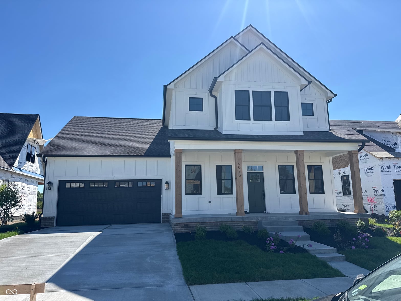 Front exterior at 6075 Salisbury Street, Zionsville, IN