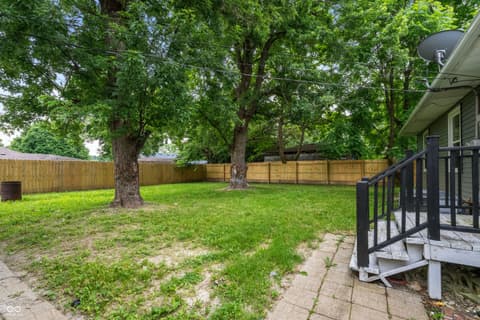 Yard at 2827 Villa Avenue, Indianapolis, IN