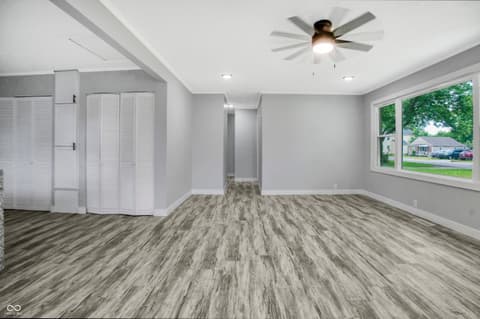 Living room at 2827 Villa Avenue, Indianapolis, IN