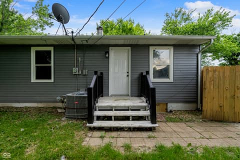 Backyard at 2827 Villa Avenue, Indianapolis, IN