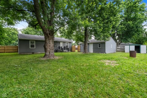 Backyard at 2827 Villa Avenue, Indianapolis, IN