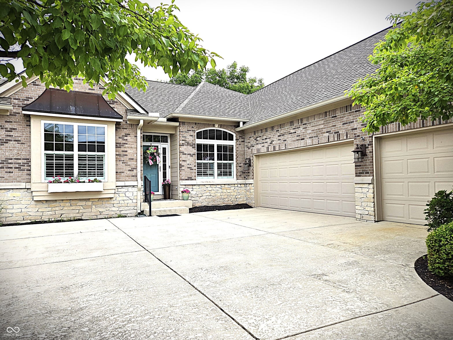 Front exterior at 15426 Mission Hills Drive, Carmel, IN