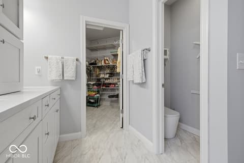 Bathroom at 15426 Mission Hills Drive, Carmel, IN