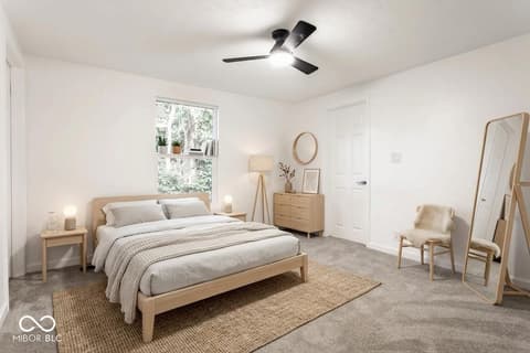 Bedroom at 1395 Evans Avenue, Noblesville, IN