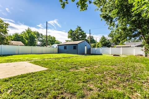 Yard at 1395 Evans Avenue, Noblesville, IN