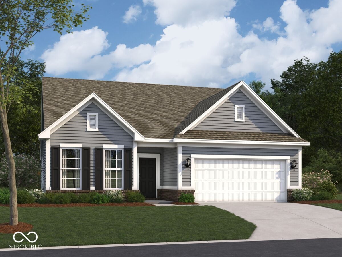Front exterior at 10053 Rosalee Drive, Noblesville, IN
