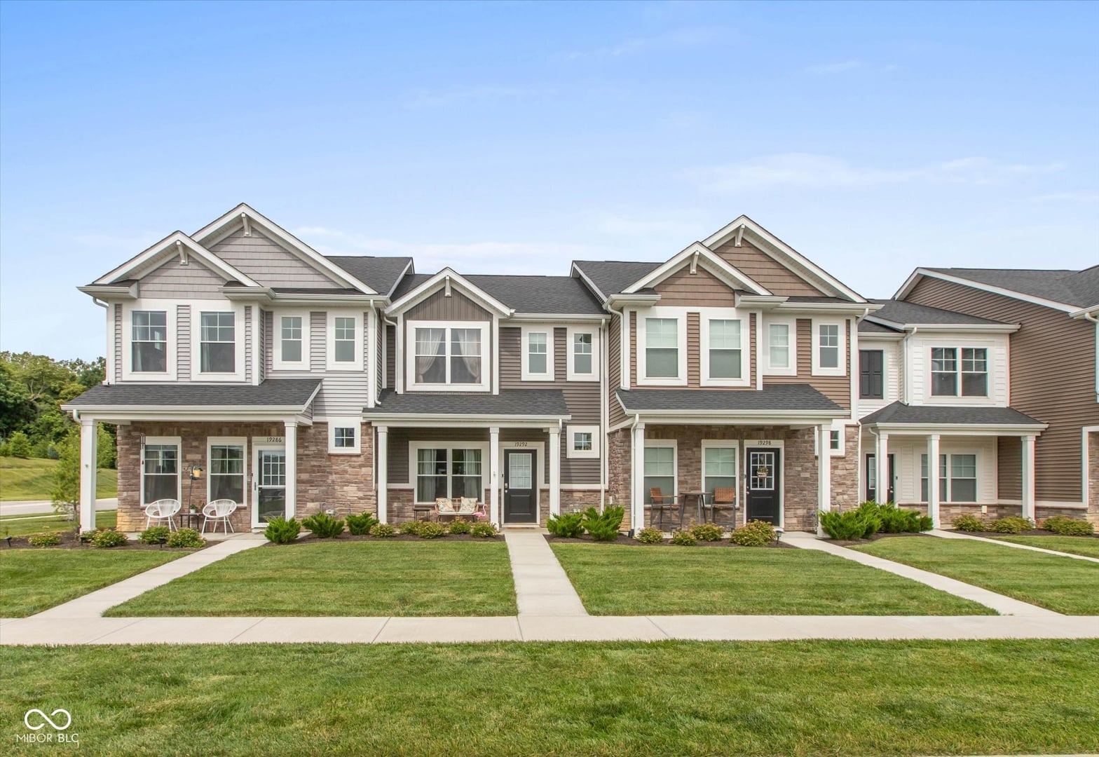 Front exterior at 19292 Northwest Drive, Westfield, IN