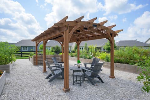 Outdoor living area at 14822 Desert Orchid Drive, Westfield, IN