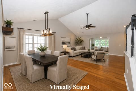 Dining room at 15540 Bethesda Circle, Westfield, IN