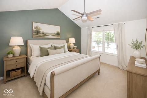Primary bedroom at 15540 Bethesda Circle, Westfield, IN