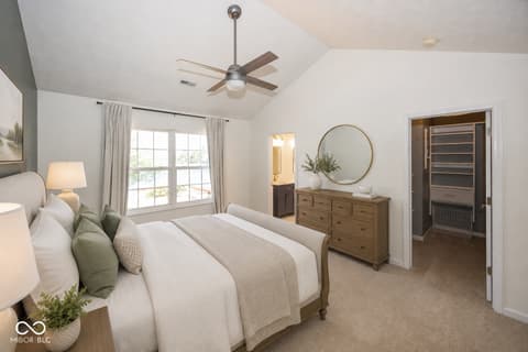 Primary bedroom at 15540 Bethesda Circle, Westfield, IN