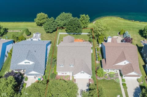 Aerial view at 15540 Bethesda Circle, Westfield, IN