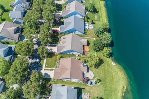 Aerial view at 15540 Bethesda Circle, Westfield, IN