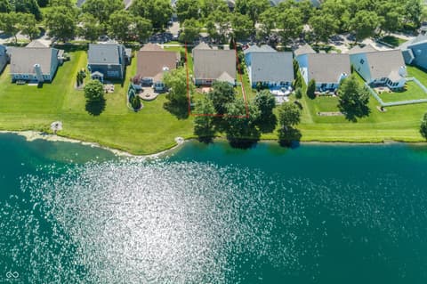 Aerial view at 15540 Bethesda Circle, Westfield, IN