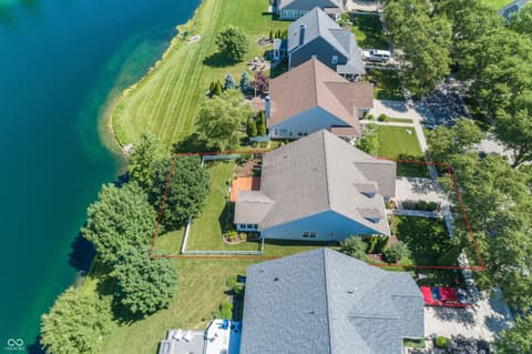 Aerial view at 15540 Bethesda Circle, Westfield, IN