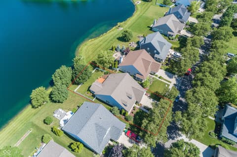 Aerial view at 15540 Bethesda Circle, Westfield, IN