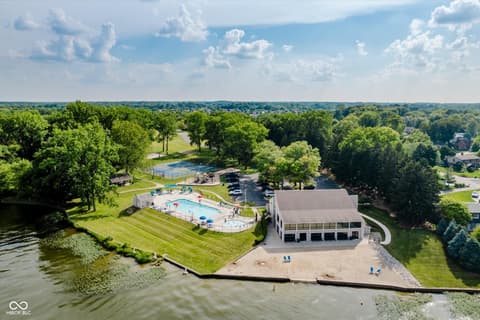 Aerial view at 2204 Walnut Way, Noblesville, IN
