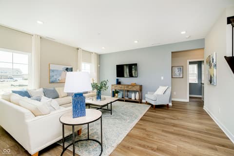 Living room at 139 Rock Island Road, Westfield, IN