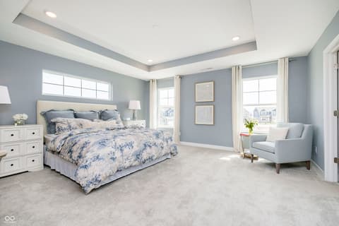 Primary bedroom at 139 Rock Island Road, Westfield, IN