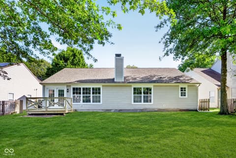 Backyard at 10226 Carmine Drive, Noblesville, IN