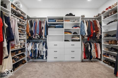 Walk In Closets — 910 Viking Sunrise Lane, Westfield, IN