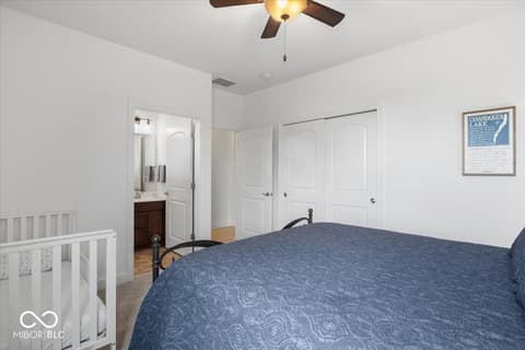 Bedroom at 910 Viking Sunrise Lane, Westfield, IN