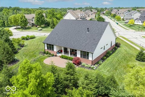 Aerial view at 910 Viking Sunrise Lane, Westfield, IN