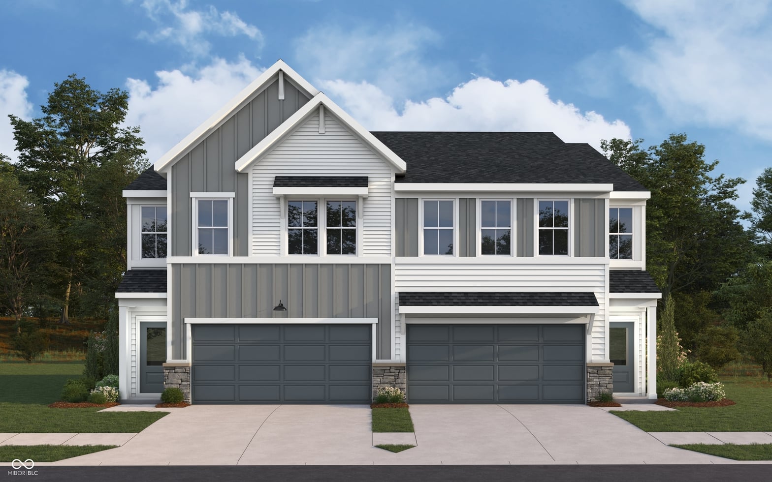 Front exterior at 6147 Mill Hill Way, McCordsville, IN