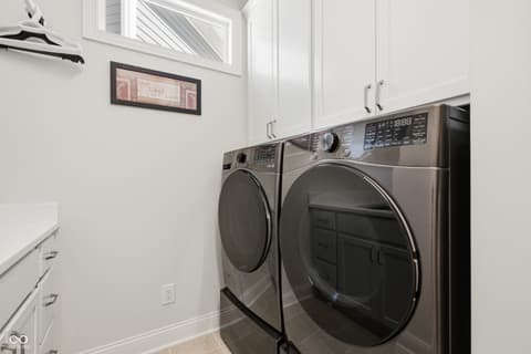 Laundry room at 14892 Higgins Drive, Westfield, IN