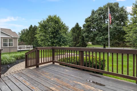 Outdoor living area at 15429 Slateford Road, Noblesville, IN